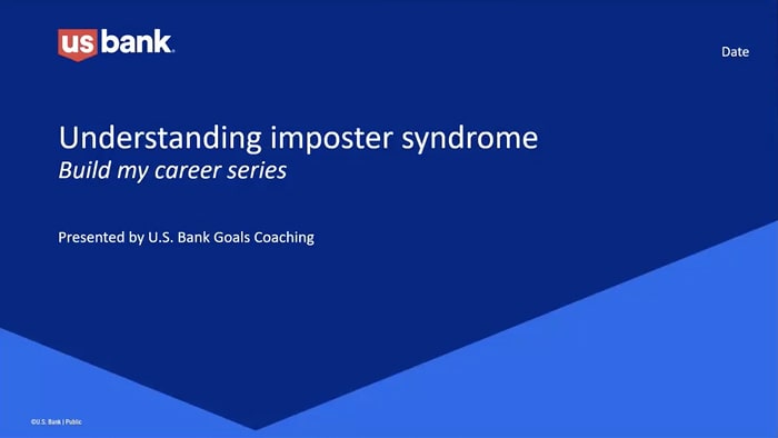 Image from our Understanding imposter syndrome video