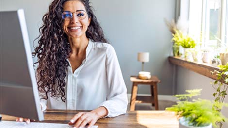 Woman reviewing her wealth plan